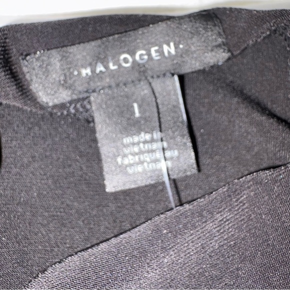 Halogen Black Fitted Long Sleeve Turtleneck - Picture 2 of 3